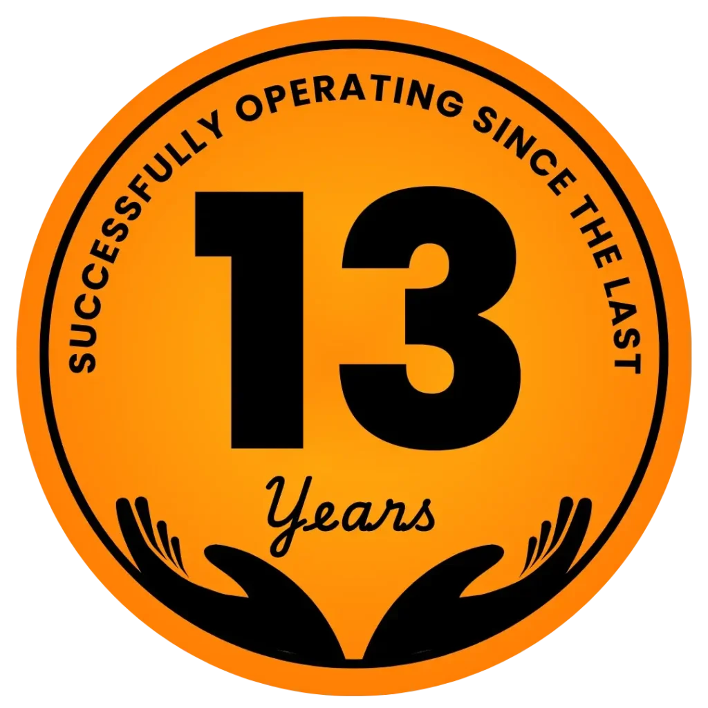 TGE - 13 years logo